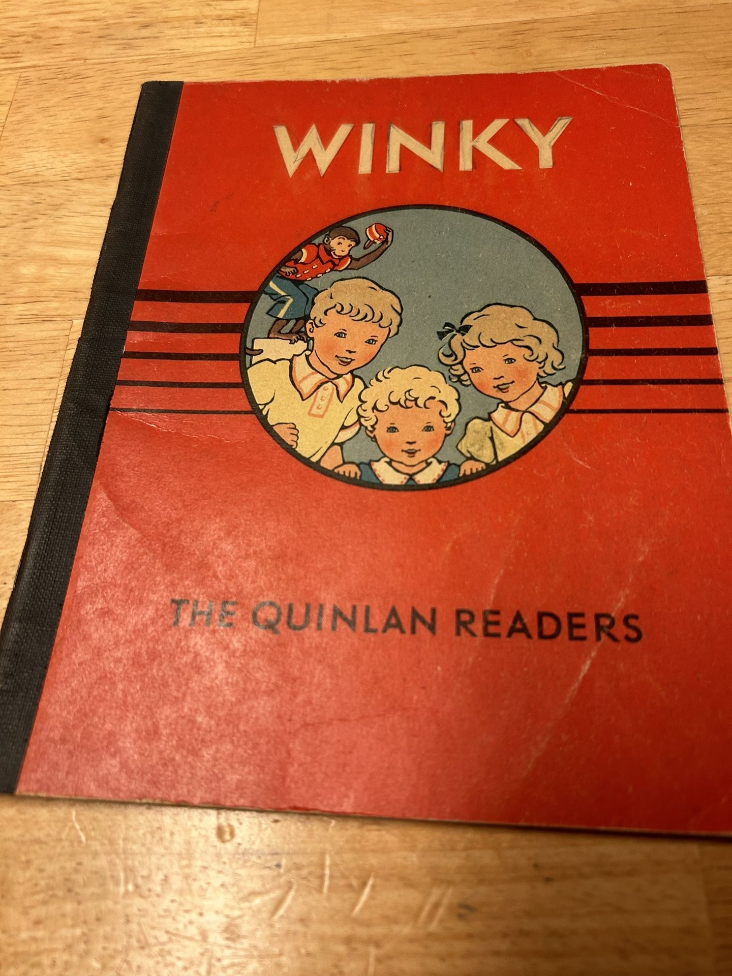 Vintage 1939 Children’s Book The Quinlan Readers”WINKY”