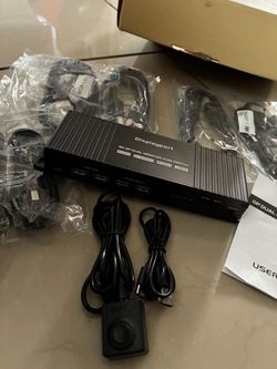 kvm Switch 2 Monitors 2 Computers Display Port 4k 240hz Hotkey Switching Dual Monitor …