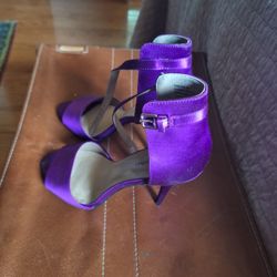 Purple Heels Size 8