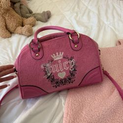 Juicy Couture Pink Bowler Purse 
