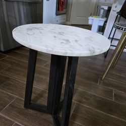 Marble End Table 21" High x 16" Wide