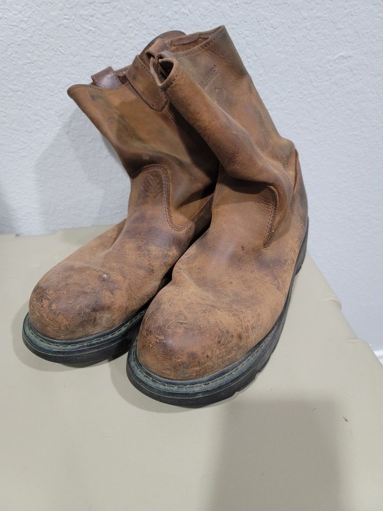 Wolverine Steel Toe Boots SZ 9.5