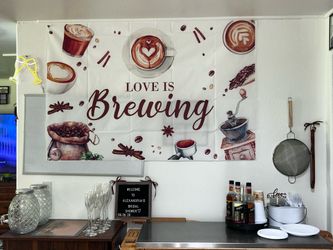 Bridal Shower Espresso Themed Decorations