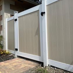 Pvc Fence Two Colors