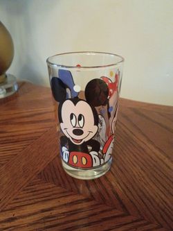Walt Disney Mickey Mouse Drinking Glass