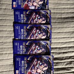 One Piece TCG The Azure Sea's Seven Factory Sealed Sleeved Booster OP-14