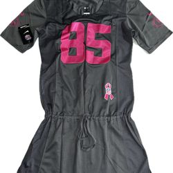 Nike San Francisco 49ers #85 Davis Jersey Dress Women’s Medium New