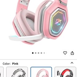 2.4GHz Gaming Headset Wireless with Flip Mic for Ps5, Ps4, PC, Gaming Headphones with USB-A & USB-C Transmitter, 40Hr Battery Bluetooth Headset for La