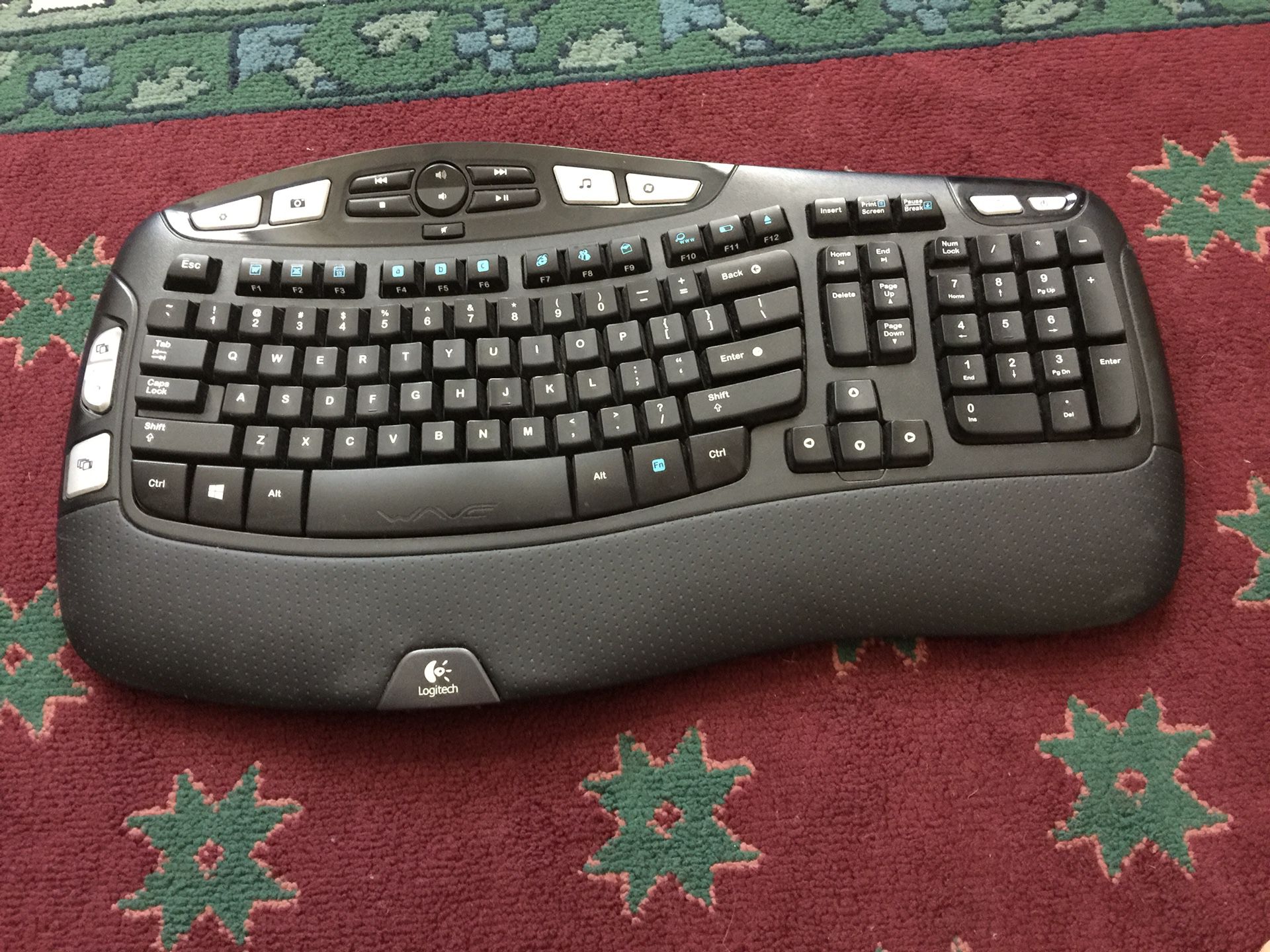 Logitech wireless ergonomic keyboard