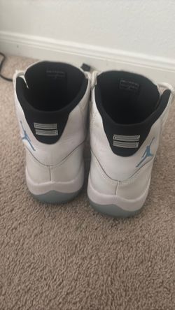 White and blue  Jordan 11  9.5