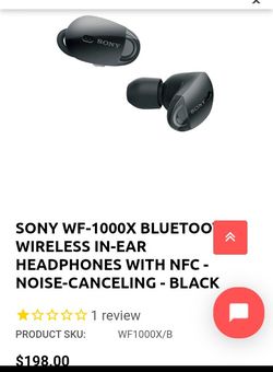 Sony Earbuds. NEW OPEN BOX. NEVER USED