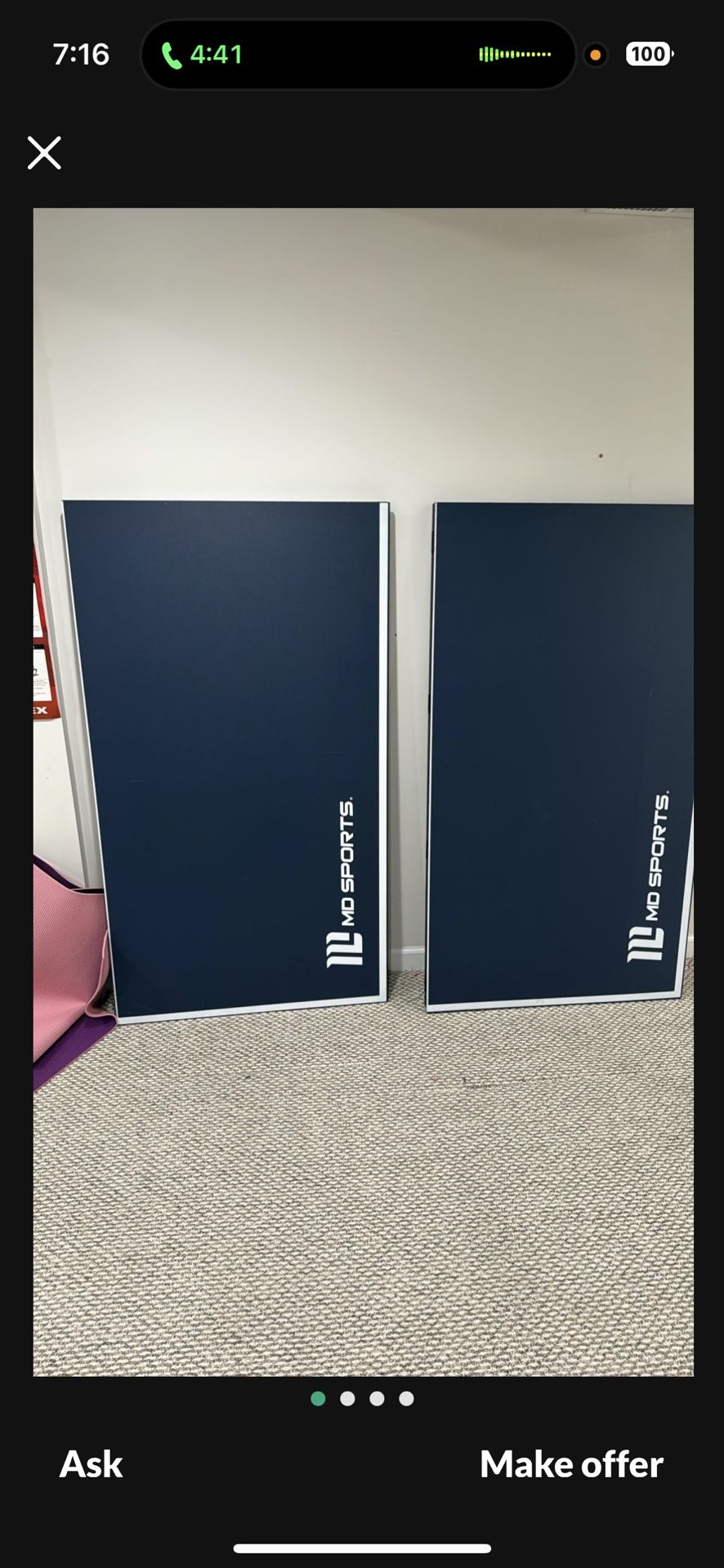 Ping Pong Table Top $50