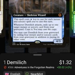 Demilich Mtg Card 