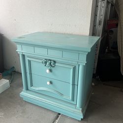 Blue Single Nightstand! 