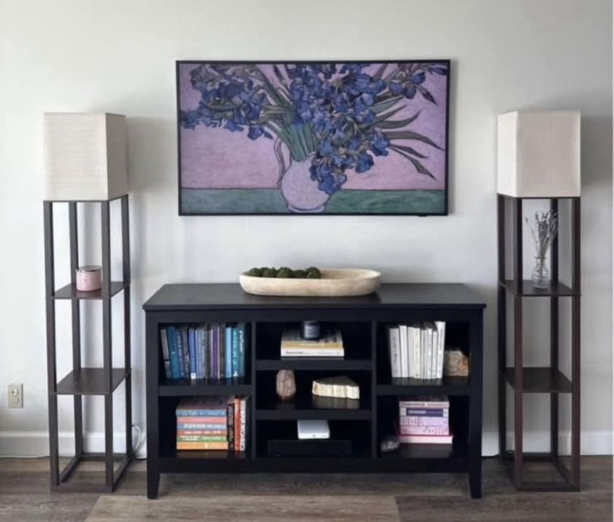 Console / bookshelf Table