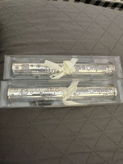 New Silver-Plated Keepsake Certificate Holders