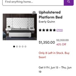 King Size Bed Cash Only 