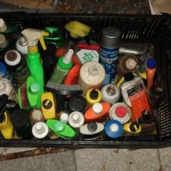 Moving Sale (Stuff From Garage) Random things, Car Cleaners-planting Stuff-fishing Poles--wood-cruches, ECT , Getting Rid Of It All!!!