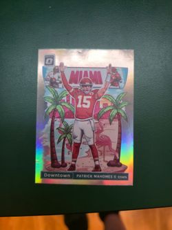 Sports card patrick mahomes