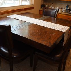 Kitchen table with four chairs