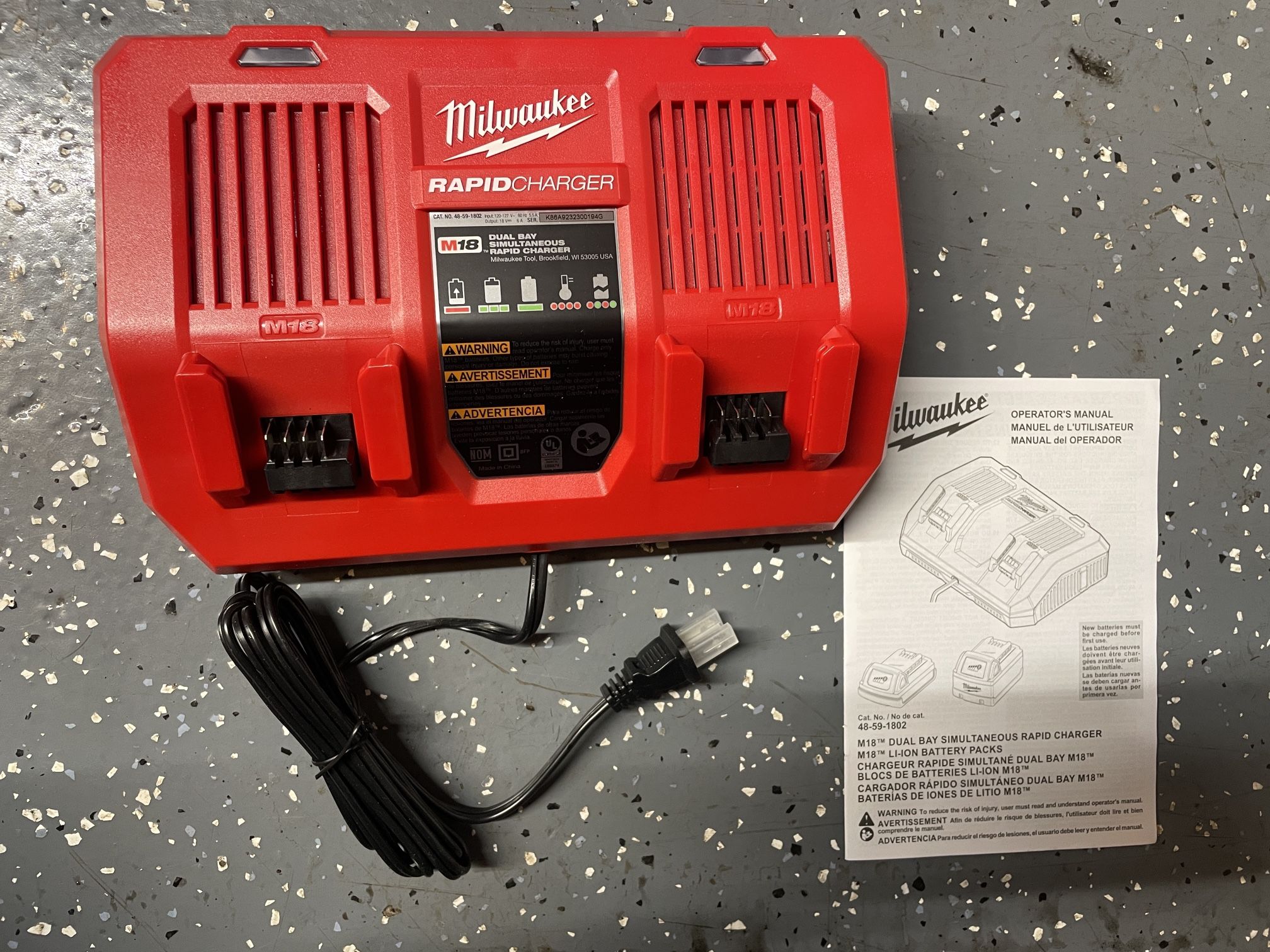 Milwaukee Dual Battery Rapid Charger
