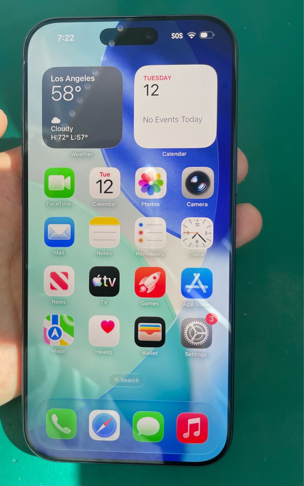 iPhone 17 Pro Max Blue Unlocked 256GB