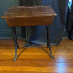 Antique School Desk