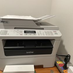 Brother MFC-7360N laser monochrome printer with 2 new toner cartridges!