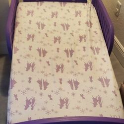 Like New Beautiful Toddler Bed With Mattress. ( Only Used 2 Times ) .