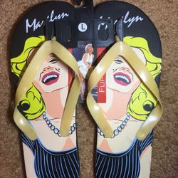 Marilyn Monroe Flip Flops Sandals