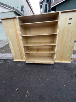 Custom Heavy-Duty Rolling Storage Cabinets / Moving Crates