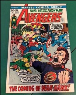 1972 Bronze Age Avengers #98 Comic Book