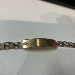 10k Gold Bracelet #110607-1 MJ