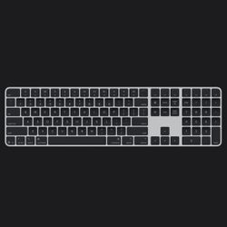 Apple Magic Keyboard with Touch ID and Numeric Keypad for Mac Models - Black Keys
