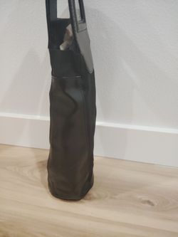 Leeman Designs Leather Wine Bag