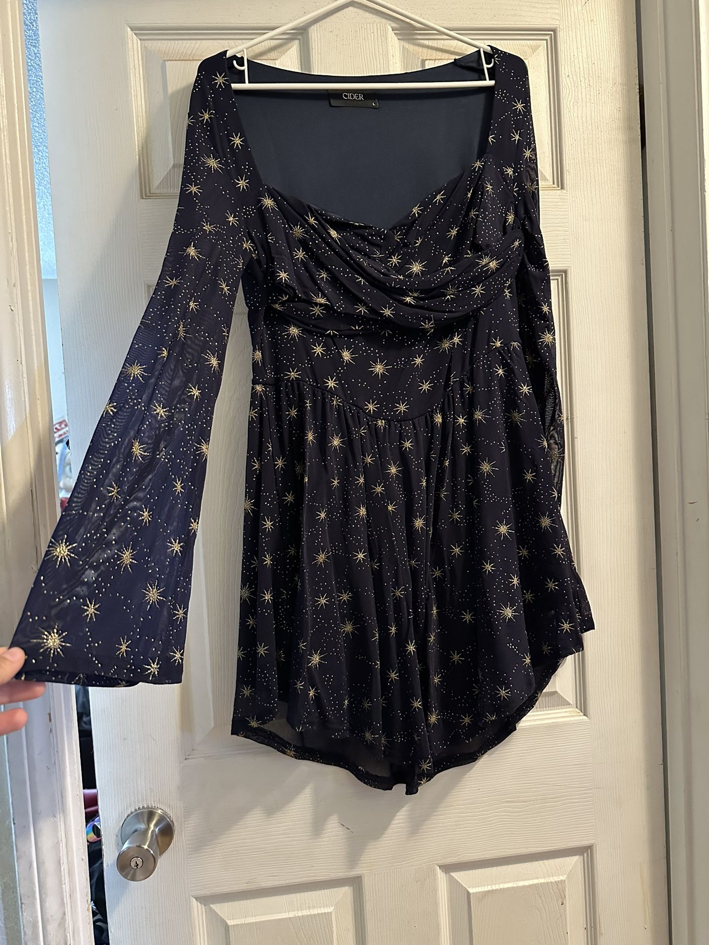 Navy Blue Stars ✨ Dress