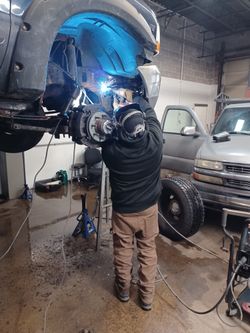 Truks Repair. Welding