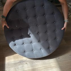 Grey Ottoman 