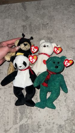 TY Beanie Babies 4 pack Includes: