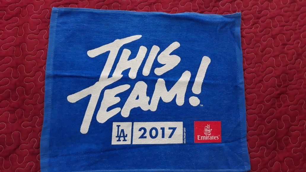 Dodgers rally towel $5 each