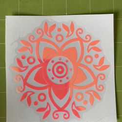 Holographic Flower Vinyl Decal