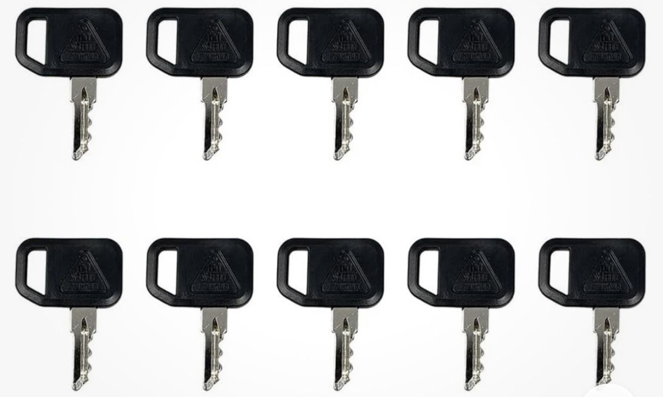 10 PACK KEYS AM131841 Fits John Deere Fits Gator 4X2 6X4 425 445 455 GT235 GT245