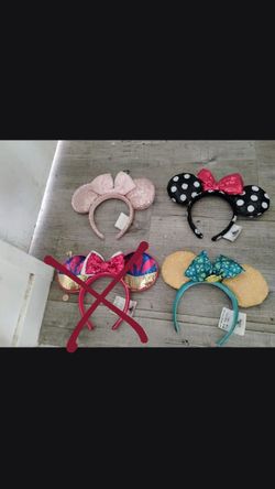 Disney Minnie Mouse Ears Headbands – Lot of 3