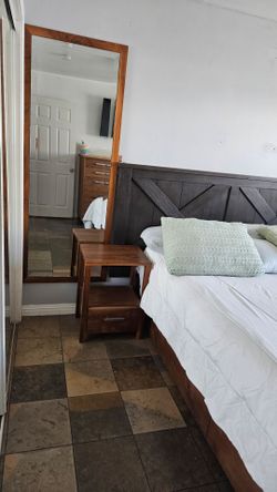 Solid walnut  bedroom set