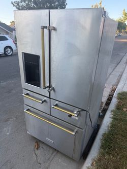 Free KitchenAid  Refrigerator  Stainless Steel metal parts