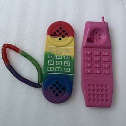 BUNDLE OF 2 iphone 7 cases! Retro Phone design 