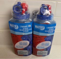 (2) Water Sun & Fun, Water Bomb Balloons, Includes 500 Balloons & 2 Fillers, Ages 8+