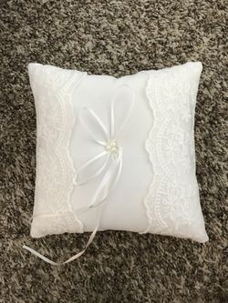 Wedding ring pillow