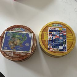 Set Of 2 Puzzles In Tins