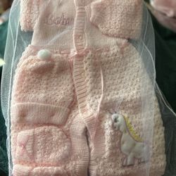 Crochet New Born Baby Set 